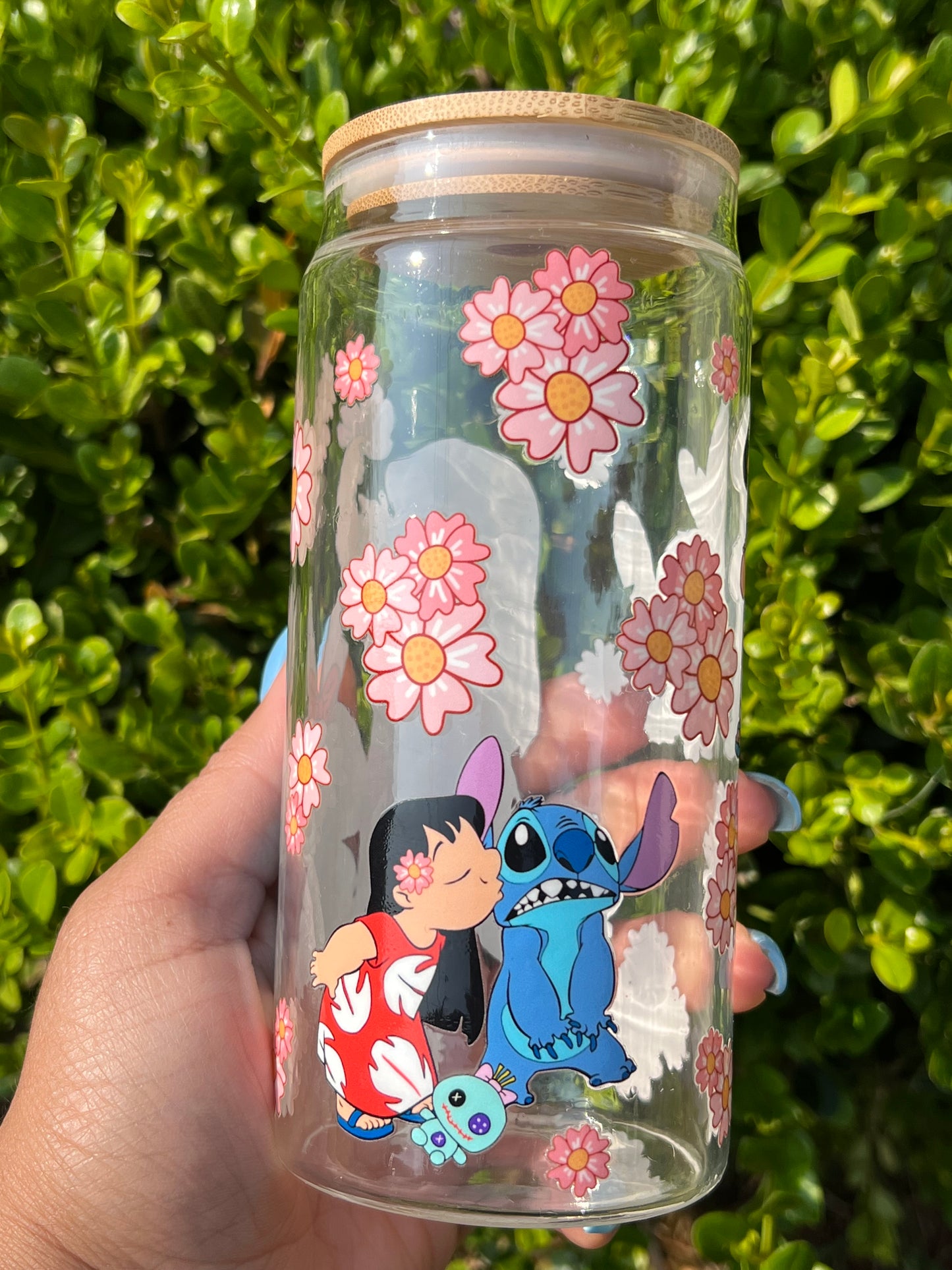 Lilo & Stitch Glass Can