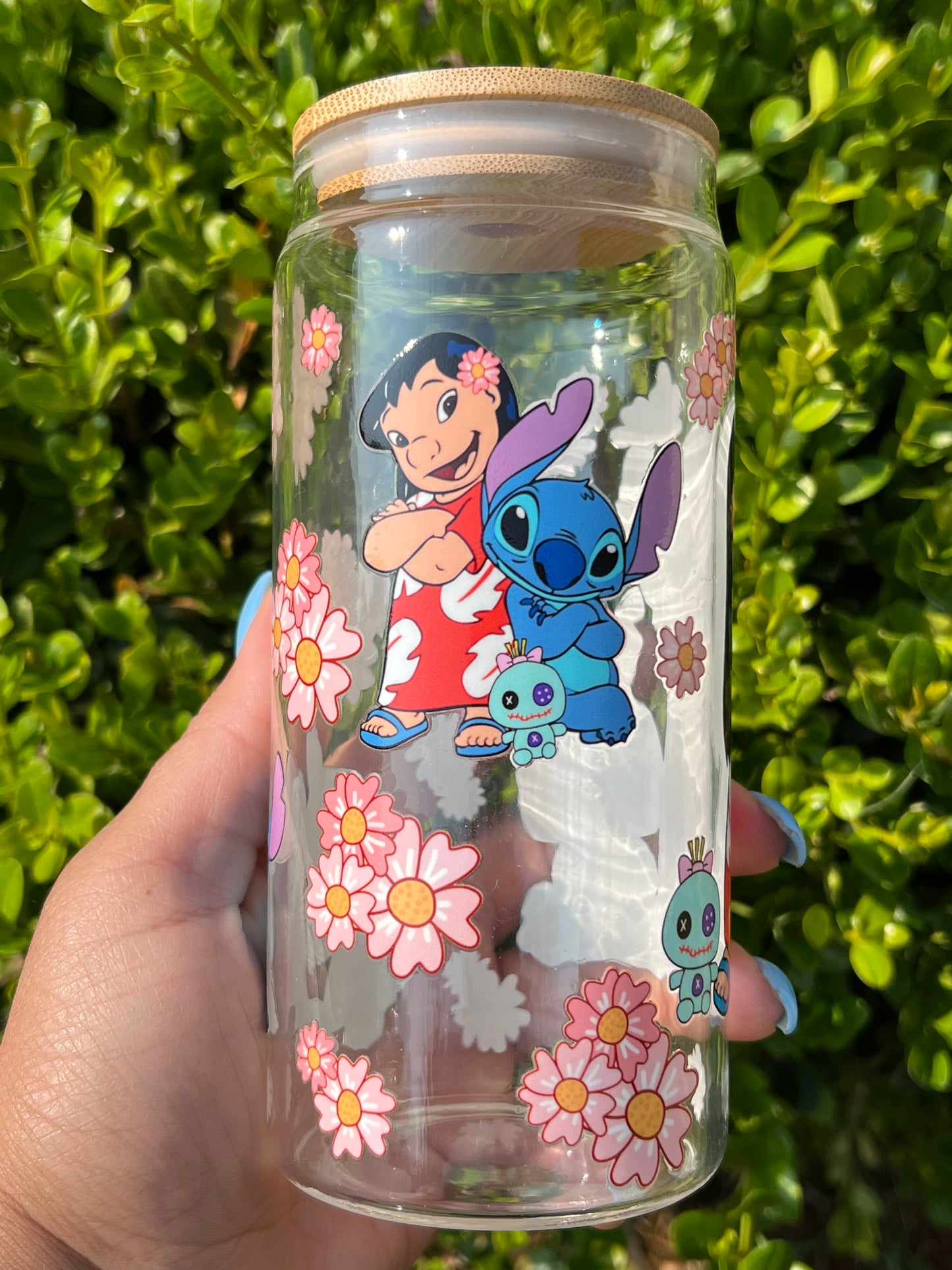 Lilo & Stitch Glass Can